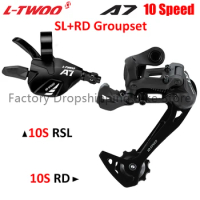 LTWOO A7 1x10 Speed Bicycle Derailleur Groupset 10V Trigger Shifter Lever Switch MTB Bike Compatible 42T Cassette Sprockets