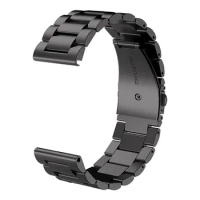 24mm Stainless Steel Watchband Bracelet Strap for Suunto 9, Suunto 9 Baro,Suunto D5
