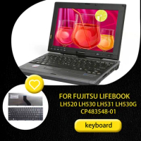 Laptop Notebook Computer Built-in Keyboard Multi-media Keys English Keypad Replacement for Fujitsu Lifebook LH520