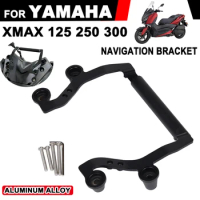 For Yamaha XMAX300 XMAX250 XMAX125 XMAX400 Motorcycle Accessories XMAX300 Mobile Phone Stand Holder GPS Navigation Plate Bracket
