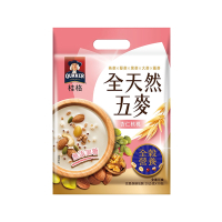 【QUAKER 桂格】全天然五麥-杏仁核桃無添加糖25g*10包/袋