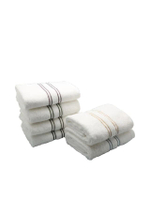 ECO MAGIC BORDERLINE Hand Towel Size 16X32 Inch. Grape