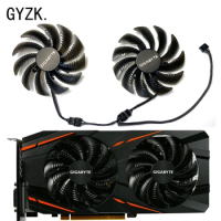 New For GIGABYTE Radeon RX470 480 570 580 588 590 GAMING Graphics Card Replacement Fan T129215SU