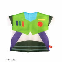 小禮堂 玩具總動員 巴斯光年 衣服造型扁平洗衣袋《紫綠》洗衣網袋