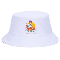 Women Men Printed Summer Hisoka Morow Panama Bucket Cap The Design Flat Visor Kawaii Hunter X Hunter Anime Fisherman hat