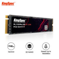 KingSpec SSD M.2 NVME 512GB 1TB 2TB M2 2280 500g PCIe 4.0 HD 5000mb/s Nmve Gen4 Hard Disk Drive Internal Drives for Laptop PC
