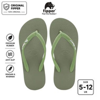 Fipper - Slim Linea Green Army / Green Cucumber UK 5/US 6
