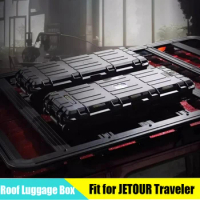 Car Roof Luggage Box Suitable for CHERY JETOUR Traveler T2 2023 2024 Roof Rack Waterproof Explosion-proof Equipment Box