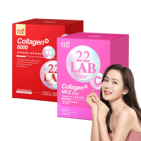 m2 美度 超能膠原飲8入+超能膠原C粉30入 二盒組 買一送一 膠原蛋白 禮物(孫藝珍代言唯一推薦 維他命C)