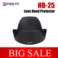 HB-25 HB25 Old Generation Lens Hood With Reverse Buckle 72mm Protector Black for Nikon 24-85mm 24-120mmF3.5 Camera Accessories