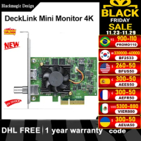 For Blackmagic Design DeckLink Mini Monitor 4K Portable Monitor Mini 6G-SDI PCIe Playback Card,