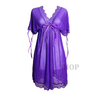 [ Happy Girl Shop ] Dress Edition Model Sabrina Nightwear Lingerie Transparan Looks Mewah Wanita Dew
