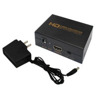 HDMI to DVI + Spdif Audio Video Converter Box Adapter Support Headphone Output for PS3 DVD + Power Adapter HDMI TO DVI Converter