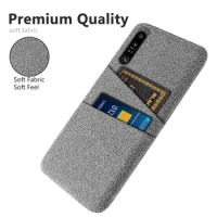 Fabric Case For Sony Xperia 1 IV / 10 IV Luxury Fabric Dual Card Phone Cover For Sony Xperia 1 IV / 10 IV Back Cover Funda Coque