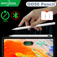 GOOJODOQ For Apple Pencil 2 1 Wireless Charging LCD Display GO50 Pen for iPad Pencil Apple Pen for iPad Air 4 5 Pro 11 12.9