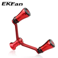 EKFAN New Design 90MM Length Alluminum Alloy Fishing Reel Handle knobs Suit For S/D Type Reel Fishing Tackle DIY Accessory