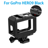 Camera Housing Case for GoPro HERO 9 Black Action Camera Frame Mount Protective Case with Screw for GoPro 9
