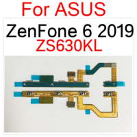 On Off Power Volume Side Button Flex Cable For Asus ZenFone 6 2019 ZS630KL Volume Power Switch Key Flex Cable Replacement Parts