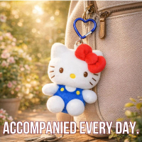 Hello Kitty - Sanrio 毛絨公仔鎖匙扣飾物