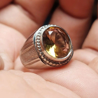 Batu cincin zultanite cange collor 12mm permata berubah warna