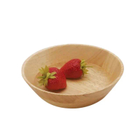 【丸和】木製沙拉碗(沙拉碗 飯碗 食器 木盆 餐桌擺設)
