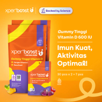 [Exclusive Bundle] Expert Boost - Paket Gummy Vitamin D 600 IU 30pcs @2pouch  + FREE 7 pcs Gummy Vit