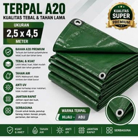 Terpal a20 tebal ukuran 2,5x4,5meter