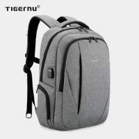 Tigernu USB Charging 15.6"Laptop Anti theft Backpack Women Anti theft School Backpack Bag Female Casual Women Mochilas For Girls