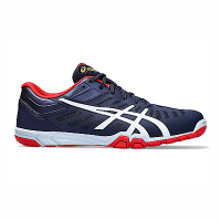 Asics Attack Excounter 2 [1073A002-404] 男女 桌球鞋 運動 訓練 室內 深藍