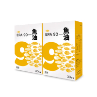 【De Chuang 德創生技】純EPA 90%高濃度深海魚油2入共60日份(高純度EPA魚油 快樂魚油)