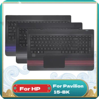 For HP Pavilion 15-BK C Case Keyboard Laptop LCD Back Cover Front Bezel Palmrest Bottom Case Hinged Cover Top Case