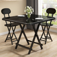 折疊桌家用吃飯桌子折疊簡易小戶型餐桌椅組合手提式小桌子宿舍