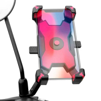 Cycling Phone Holder Bicycle Mobile Cellphone Holder Quick Release Motorcycle Support Mount For iPhone Samsung Xiaomi Stand