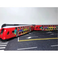 Children's Toy Car Model 1/87 Scale German Alloy Simulation Bus 1791 Double-decker Train Gift Collection Static Ornaments