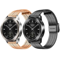 For Xiaomi Watch S3 /MI Watch S1 Active Pro / Color 2 sport Band 22mm Metal Bracelet For Xiaomi Watch S2 42 46mm Strap