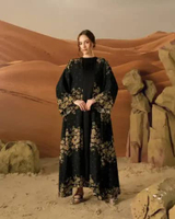 Heaven Lights Prive - Damira Abaya Set - Abaya Wanita L Black Gold