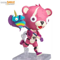 In Stock Good Smile Original GSC Nendoroid Cuddle Team Leader Fortnite Pink Bear Q Version Action Figure Model Childrens Toys