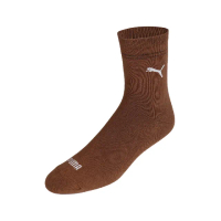 【PUMA】襪子 Fashion Ankle 咖啡 白 中筒襪 短襪 單雙入(BB126104)