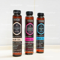 [kèm kẹp tóc] HASK OIL - Dầu dưỡng phục hồi, chắc khỏe tóc bóng mượt Hask Argan Oil Repairing Ha