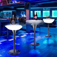 Nightclub Round Bar Tables Modern Party Side Outdoor Cocktail Bar Tables Commercial Furniture