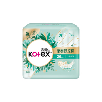Kotex 靠得住 茶樹舒涼棉(涼感衛生棉) 日用 26cm 17片x30包/箱