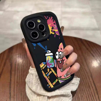 Seni Grafiti SpongeBob dan Patrick Untuk case iphone 11 13 14 15 plus 16 13 pro max 12 x xr xs ip ma