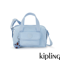 Kipling 淺蔥水藍色波士頓手提兩用包-BRYNNE