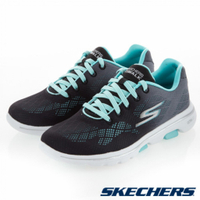 SKECHERS GO Walk5 健走鞋 女生 慢跑鞋 黑綠 女版 15929BKAQ