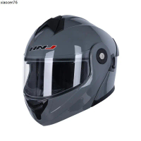 HNJ หมวกกันน๊อค HD ไซน์กระจกสองชั้น Motorcycle Helmetที่นิยมมากที่สุด