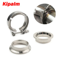 Stainless Steel Standard Latch And Quick Release V Band Clamp Flange Kit V Band / V-Band exhaust pipe clamp