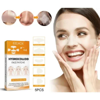 20pcs/Pack Hydrogel Facial Acne Patch Portable Transparent Invisible Hydrogel Acne Patch Facial Care Concealer