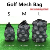 Nylon Golf Bags Sports Mesh Net Bag 16/32/56 Ball Carrying Drawstring Pouch Storage Bag For golfer Outdoor Sports Gift