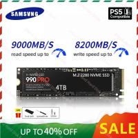 SSD 990 Pro 1TB mới nội bộ ổ đĩa trạng thái rắn 2TB 4TB PCIe 4.0 NVMe M.2 NVMe lên đến 6,900 MBgiây cho máy tính để bàn máy tính ps5