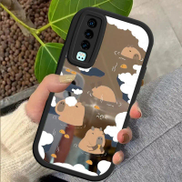 เคส Huawei P30 P30 Lite/P30 Pro เคสโทรศัพท์ Capyara ลอย พื้นผิวกระจก เคสโทรศัพท์ซิลิโคนนิ่มกันกระแทก